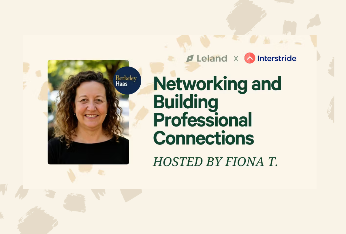 Networking and building professional connections